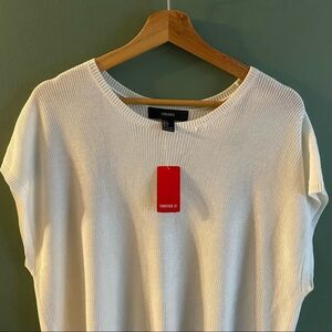 NWT | FOREVER 21 | sleeveless sweater | Off white | A bit oversized | ribbed